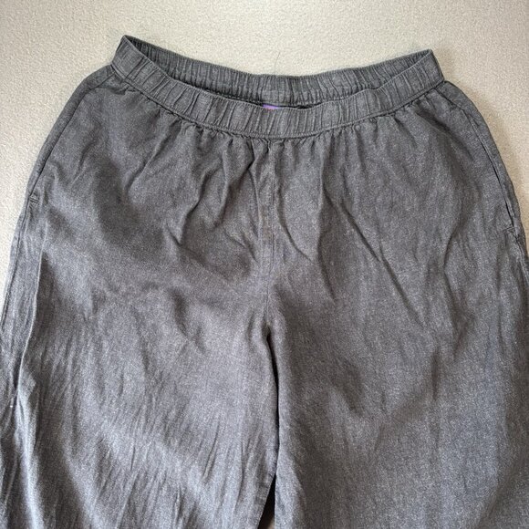 Patagonia Pants Womens M Gray Garden Island Pants Hemp Lyocell Blend Flowey Boho - Picture 2 of 14